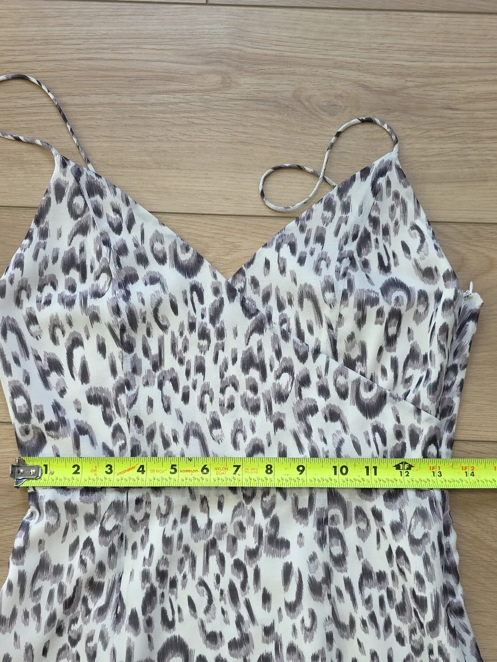 Revolve Superdown Spaghetti Strap Leopard Print Mini Dress